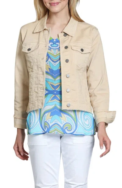 Apny Frayed Denim Jacket