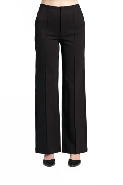 Apny Front Zip Pant With Pin-tucked Leg In Color In Gray