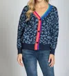 Apny Leopard Sweater In Multi In Multi