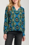 Apny Long Sleeve Shirt In Blue