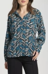 Apny Long Sleeve Shirt In Blue