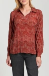 Apny Long Sleeve Shirt In Red