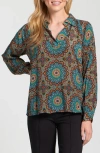 Apny Long Sleeve Shirt In Multi