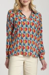 Apny Long Sleeve Shirt In Orange