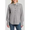 Apny Luxe Shacket In Gray