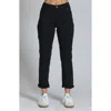 Apny Mid Rise Girlfriend Jeans In Black