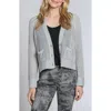 Apny Open Stitch Cardigan In Grey