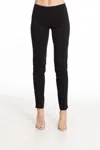 Apny Perfect Fit Pull On Pant In Black/charcoal