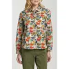 Apny Print Poplin Button-up Shirt In Green