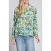 Apny Print Popover Top In Multi