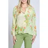 Apny Print Popover Top In Animal Print