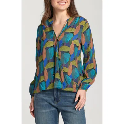 Apny Printed Top In Blue
