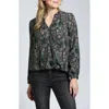 Apny Printed Top In Green Multi