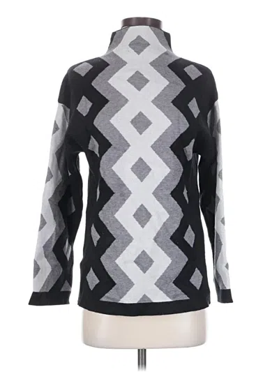 Pre-owned Apny Turtleneck Sweater In Silver