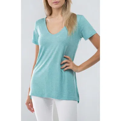 Apny V-neck T-shirt In Blue