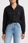 Apny Western Button-up Shirt In Black