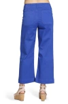Apny Wide Leg Ankle Jeans In Dazzling Blue