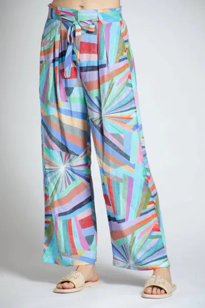 APNY WOMEN'S CROP WIDE LEG PANT IN MULTI