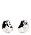 Apoa Crystal-embellished Gala Earrings In Metallic