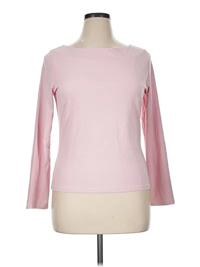 Pre-owned Apostrophe 3/4 Sleeve T-shirt In Pink