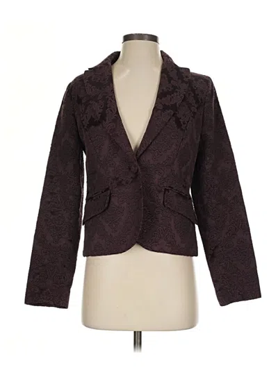 Pre-owned Apostrophe Blazer Jacket In Burgundy