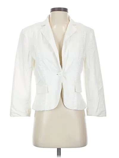 Pre-owned Apostrophe Blazer Jacket In White