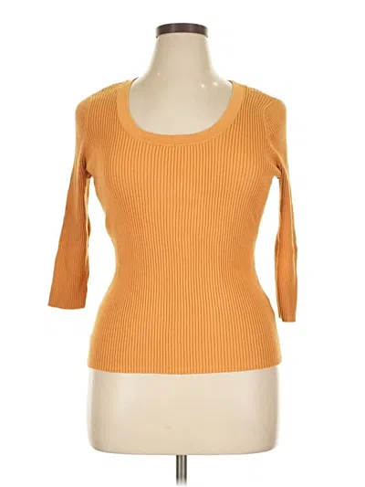 Pre-owned Apostrophe Cardigan Sweater In Orange