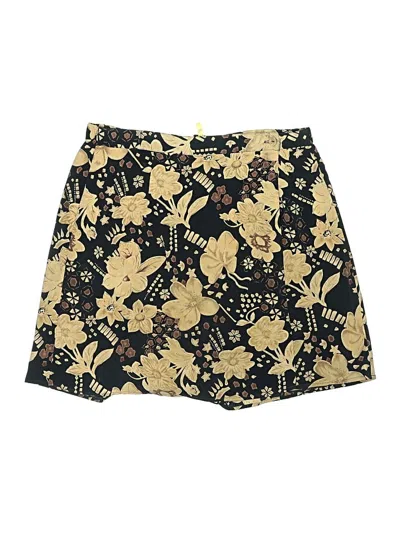 Pre-owned Apostrophe Casual Skirt In Gold