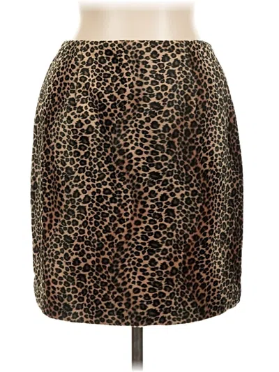 Pre-owned Apostrophe Casual Skirt In Gold