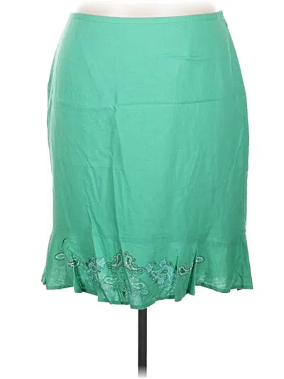 Pre-owned Apostrophe Casual Skirt In Green