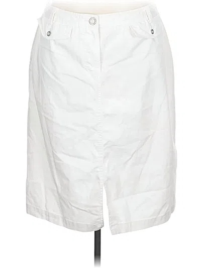 Pre-owned Apostrophe Casual Skirt In White