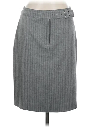 Pre-owned Apostrophe Formal Skirt In Gray