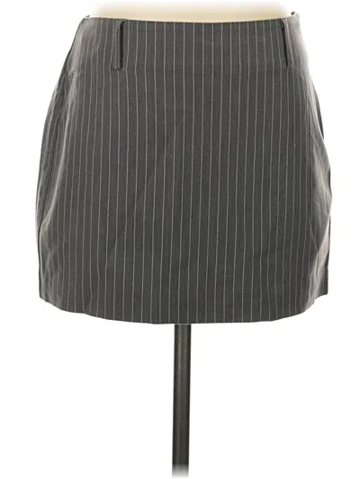 Pre-owned Apostrophe Formal Skirt In Gray