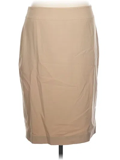 Pre-owned Apostrophe Formal Skirt In Tan