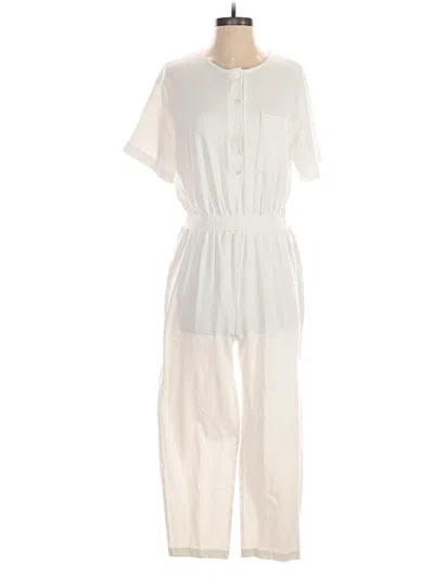 Pre-owned Apostrophe Jumpsuit In White
