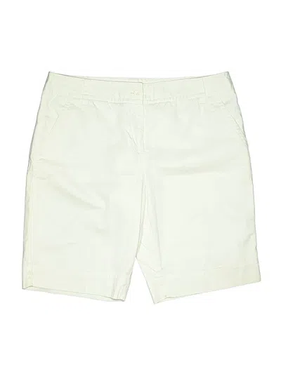 Pre-owned Apostrophe Khaki Shorts In White