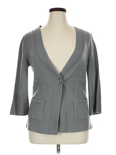 Pre-owned Apostrophe Kimono In Gray