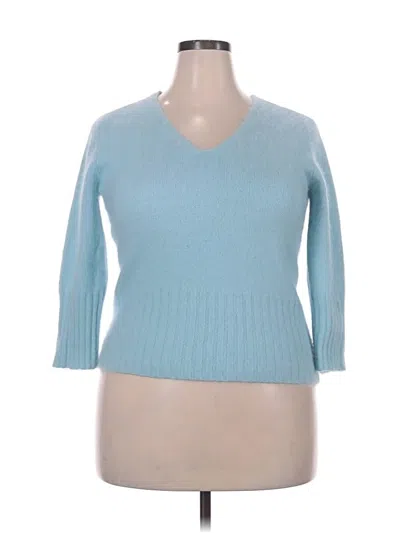Pre-owned Apostrophe Pullover Sweater In Blue