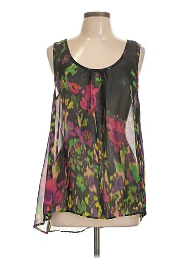 Pre-owned Apostrophe Sleeveless Blouse In Black