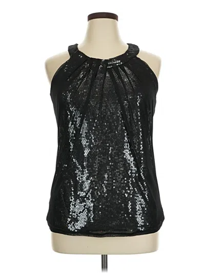 Pre-owned Apostrophe Sleeveless Blouse In Black