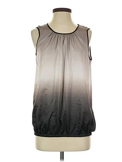 Pre-owned Apostrophe Sleeveless Blouse In Gray