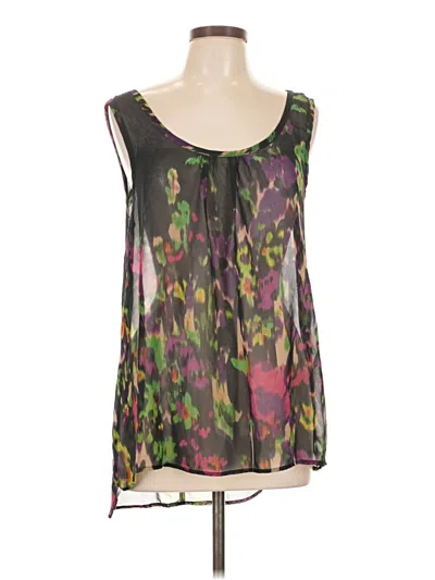 Pre-owned Apostrophe Sleeveless Blouse In Green