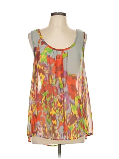 Pre-owned Apostrophe Sleeveless Blouse In Orange