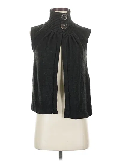 Pre-owned Apostrophe Sweater Vest In Black