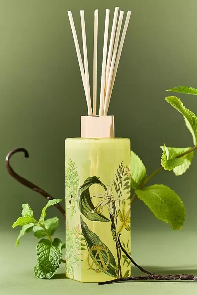 Apothecary 18 By Anthropologie Apothecary 18 Woody Sandalwood & Vanilla Glass Reed Diffuser In Yellow