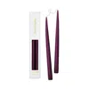 Apotheke 13 Taper Candles, Set Of 2 In Aubergine