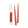 Apotheke 13 Taper Candles, Set Of 2 In Red