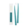 Apotheke 13 Taper Candles, Set Of 2 In Turquoise