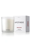 Apotheke Amber Woods Candle In White