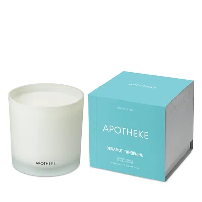 Apotheke Bergamot Tangerine 3 Wick Scented Candle, 26 Oz. In White